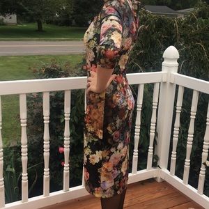 Floral print dress